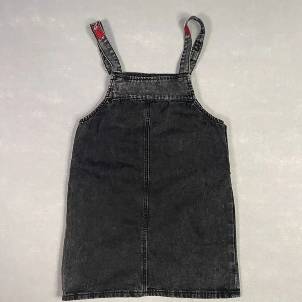 Forever 21 Overall Skirt Woman Small Black Y2K‎ 90s Patch Work